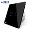 Livolo EU-Standard 2-fach 1-Wege-Wandschalter VL-C702-11 / 12/13/15